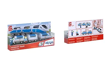 Amazon.com: Hape E3728 Intercity Train Toy, Kids Train Toy